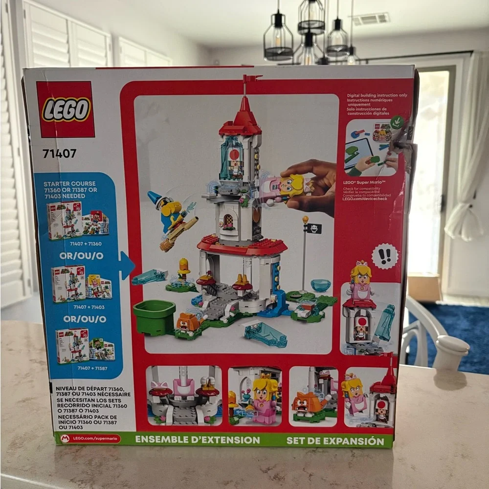 LEGO Super Mario 71407 Cat Peach and Frozen Tower